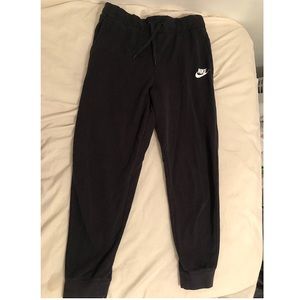 Nike girls black joggers/sweats